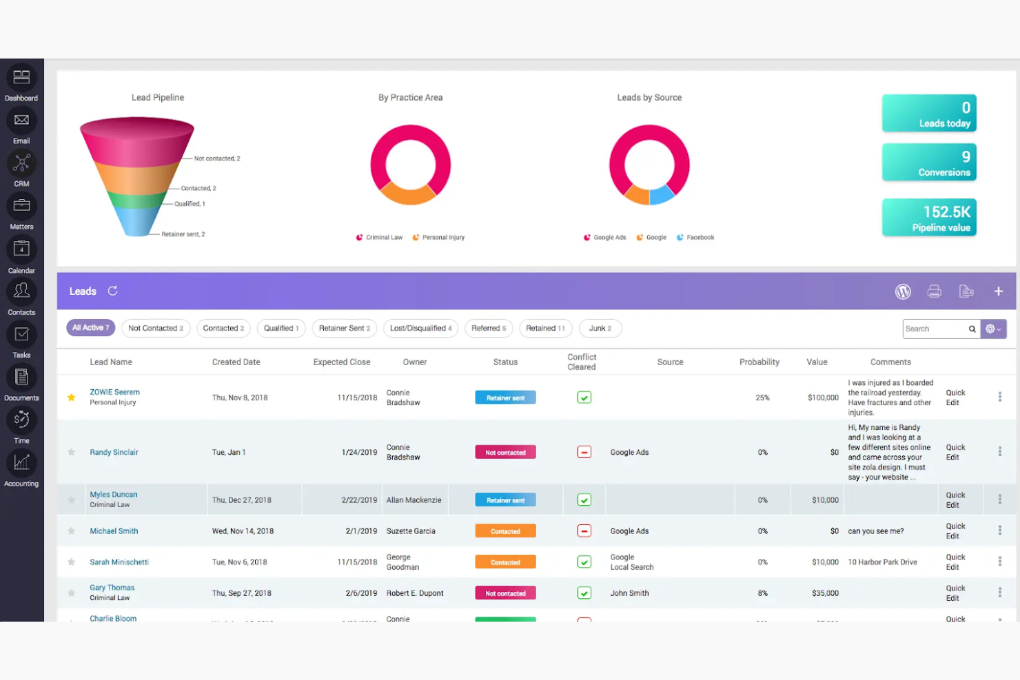 CARET Legal screenshot - Le 10 Migliori Soluzioni ERP per Studi Legali Recensite nel 2026