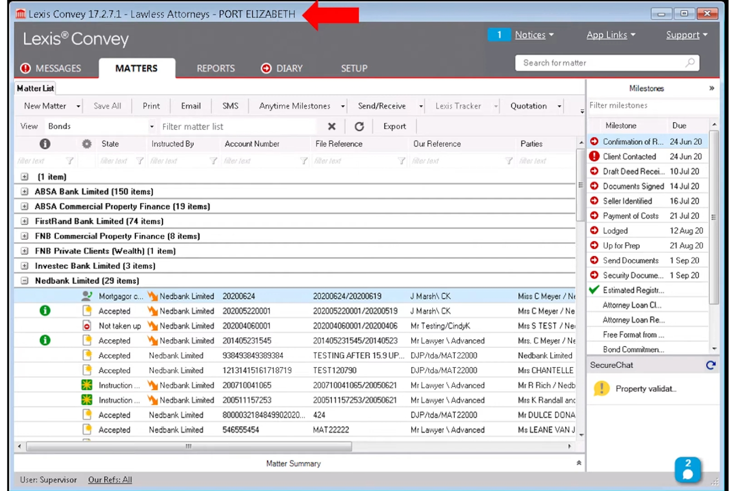 Lexis Convey screenshot - Los 10 Mejores Programas de Gestión de Escrituras Revisados en 2026