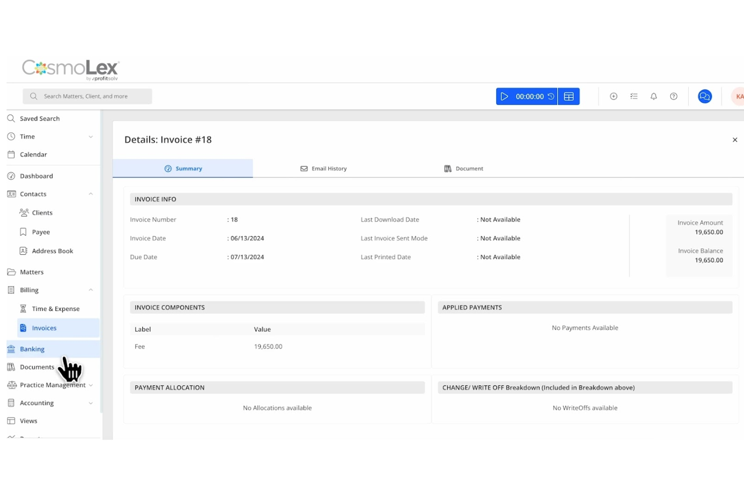 CosmoLex screenshot - I 10 migliori software per il diritto immobiliare recensiti nel 2026
