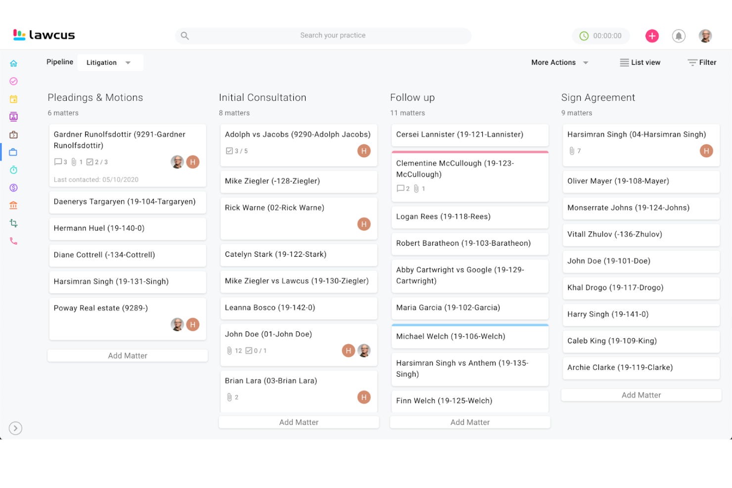 Lawcus screenshot - 10 Mejores Software de Derecho Inmobiliario Analizados en 2026