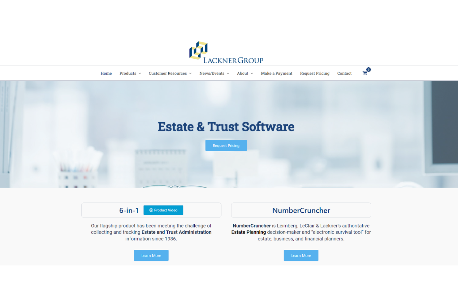 The Lackner Group screenshot - I 10 migliori software per la gestione delle successioni recensiti nel 2026