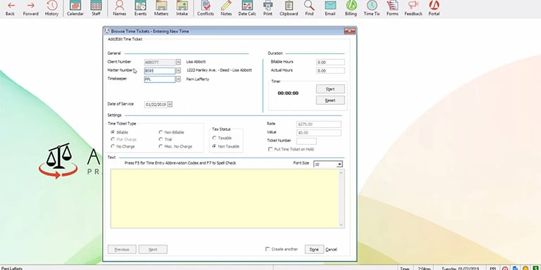 AbacusNext Personal Injury Software Suite screenshot - I 13 Migliori Software di Gestione dei Casi di Lesioni Personali nel 2026