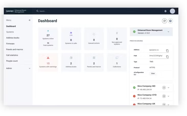 Pexip screenshot - Guida Definitiva Ai 10 Migliori Software Di Gestione Dei Tribunali Per Il 2026