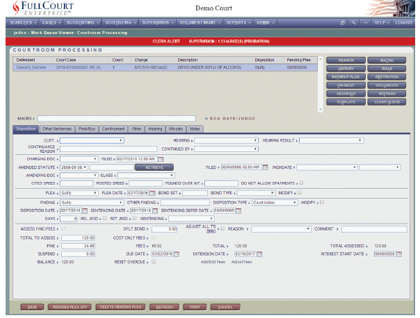 FullCourt Enterprise screenshot - Guida Definitiva Ai 10 Migliori Software Di Gestione Dei Tribunali Per Il 2026