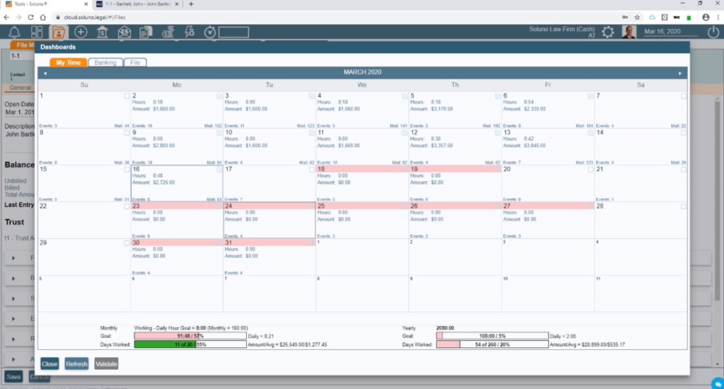Soluno screenshot - I 10 migliori software di contabilità per piccoli studi legali nel 2026