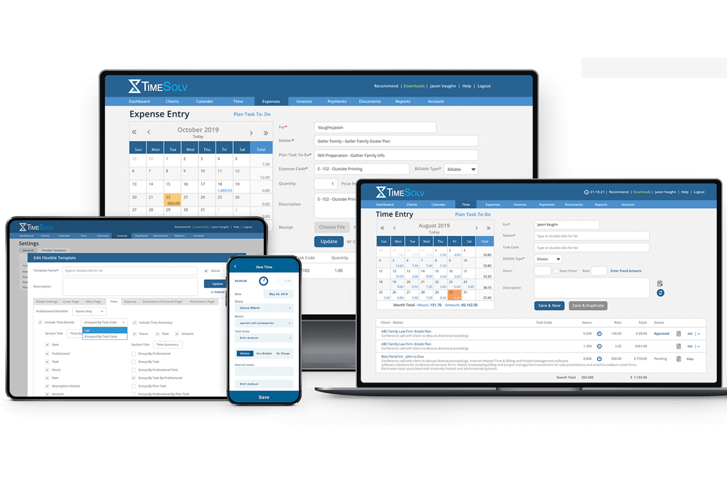 TimeSolv Legal Billing screenshot - I 10 Migliori Software di Contabilità per Studi Legali del 2026