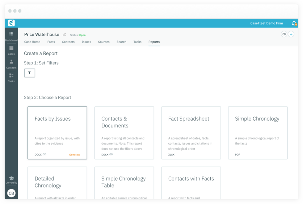 CaseFleet screenshot - I 10 migliori strumenti gratuiti per la ricerca legale del 2026