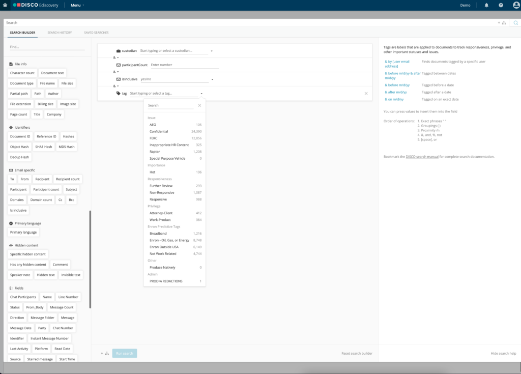 DISCO Ediscovery screenshot - Los 10 Mejores Software de eDiscovery para 2026 [Mis Reseñas]