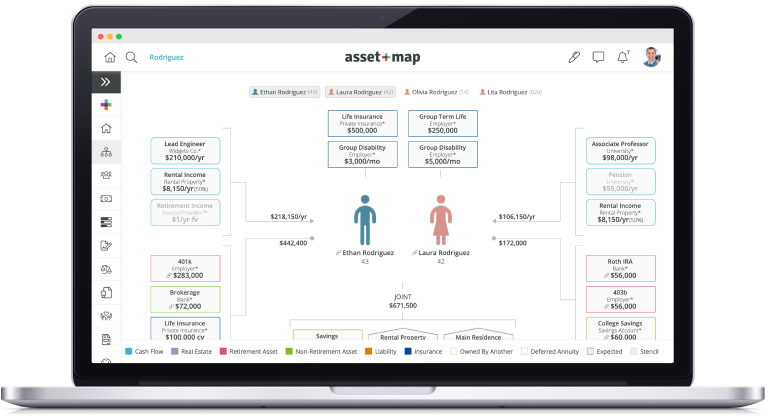 Asset-Map screenshot - 25 Migliori Software per la Pianificazione Patrimoniale che Stanno Cambiando le Regole nel 2026