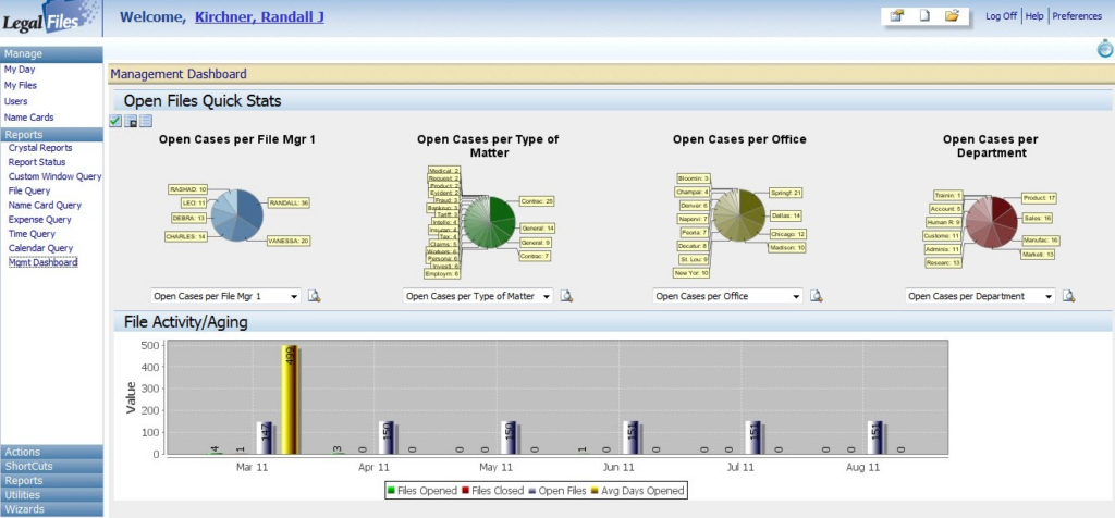 LegalFiles screenshot - I 10 migliori software per la gestione dei clienti degli studi legali del 2026