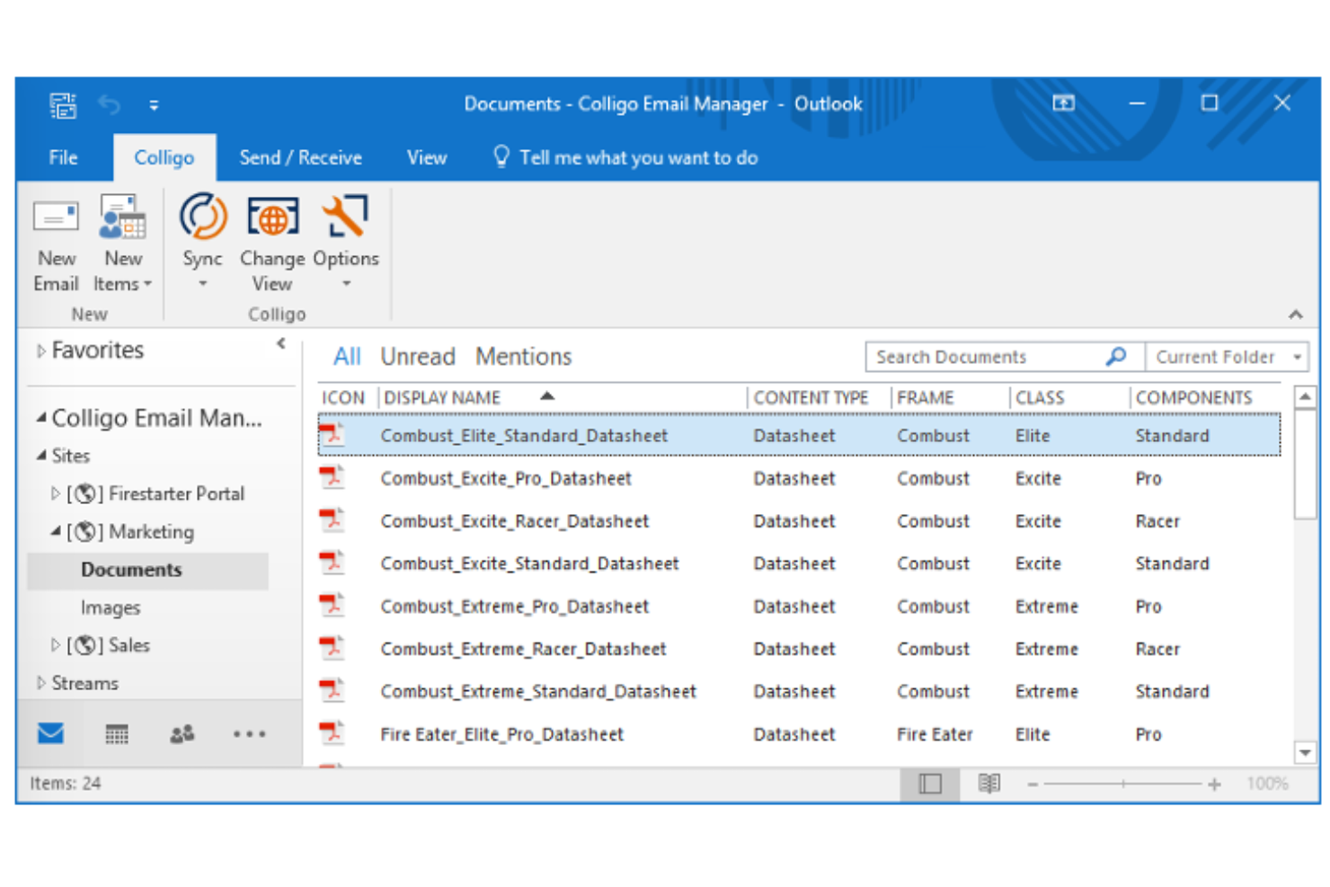 Colligo screenshot - Le 10 migliori soluzioni di archiviazione email per studi legali nel 2026