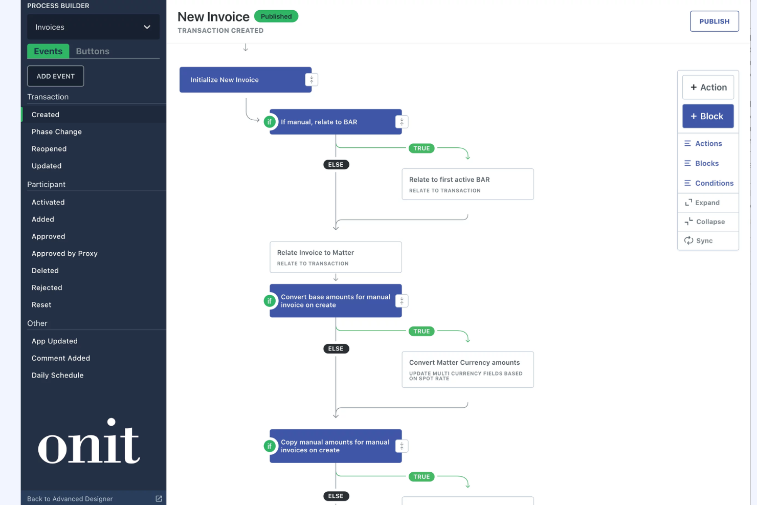 Onit screenshot - 14 Migliori Soluzioni Software Legali Aziendali per il 2026
