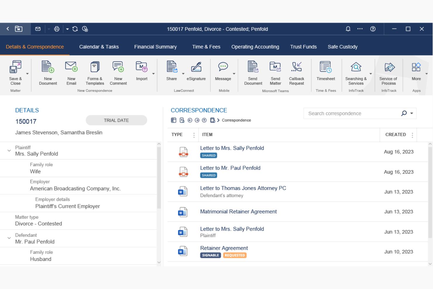 LEAP screenshot - Le 10 Migliori Soluzioni ERP per Studi Legali Recensite nel 2026