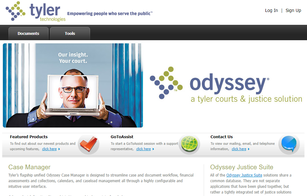 Odyssey Case Manager screenshot - Guida Definitiva Ai 10 Migliori Software Di Gestione Dei Tribunali Per Il 2026