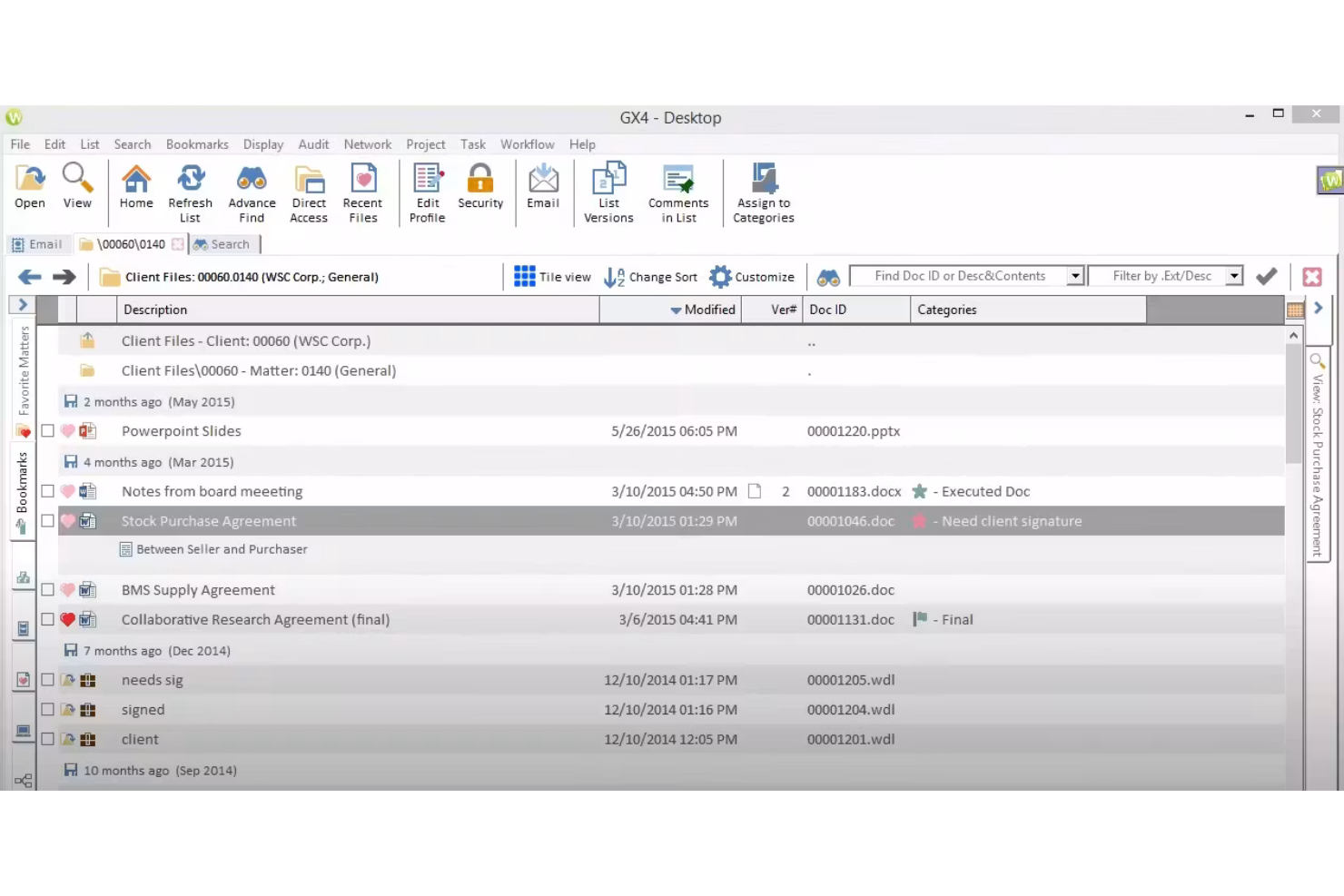 Worldox screenshot - Le 10 migliori soluzioni di archiviazione email per studi legali nel 2026