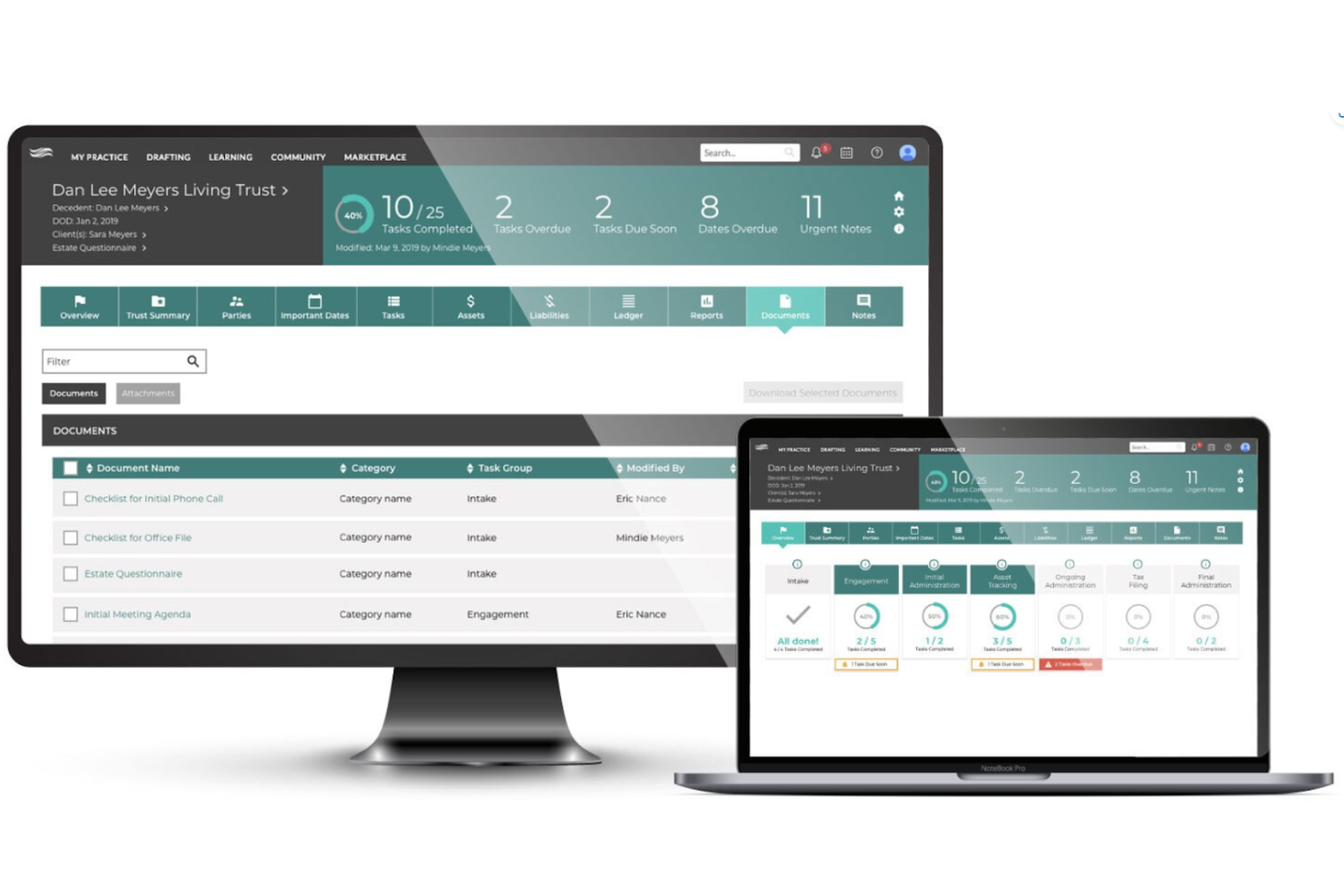 WealthCounsel screenshot - Los 10 mejores programas de administración de sucesiones analizados en 2026