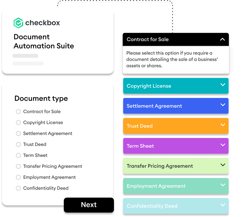 Checkbox screenshot - 10 Software per l’Automazione dei Documenti Legali per Studi Legali nel 2026