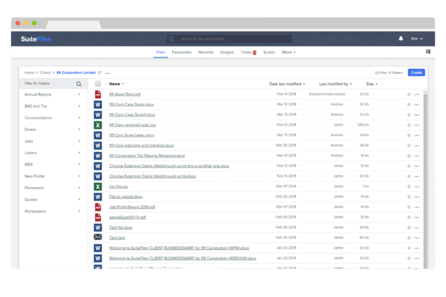 SuiteFiles screenshot - 10 beste e-mailarchiveringssoftware voor advocatenkantoren in 2026