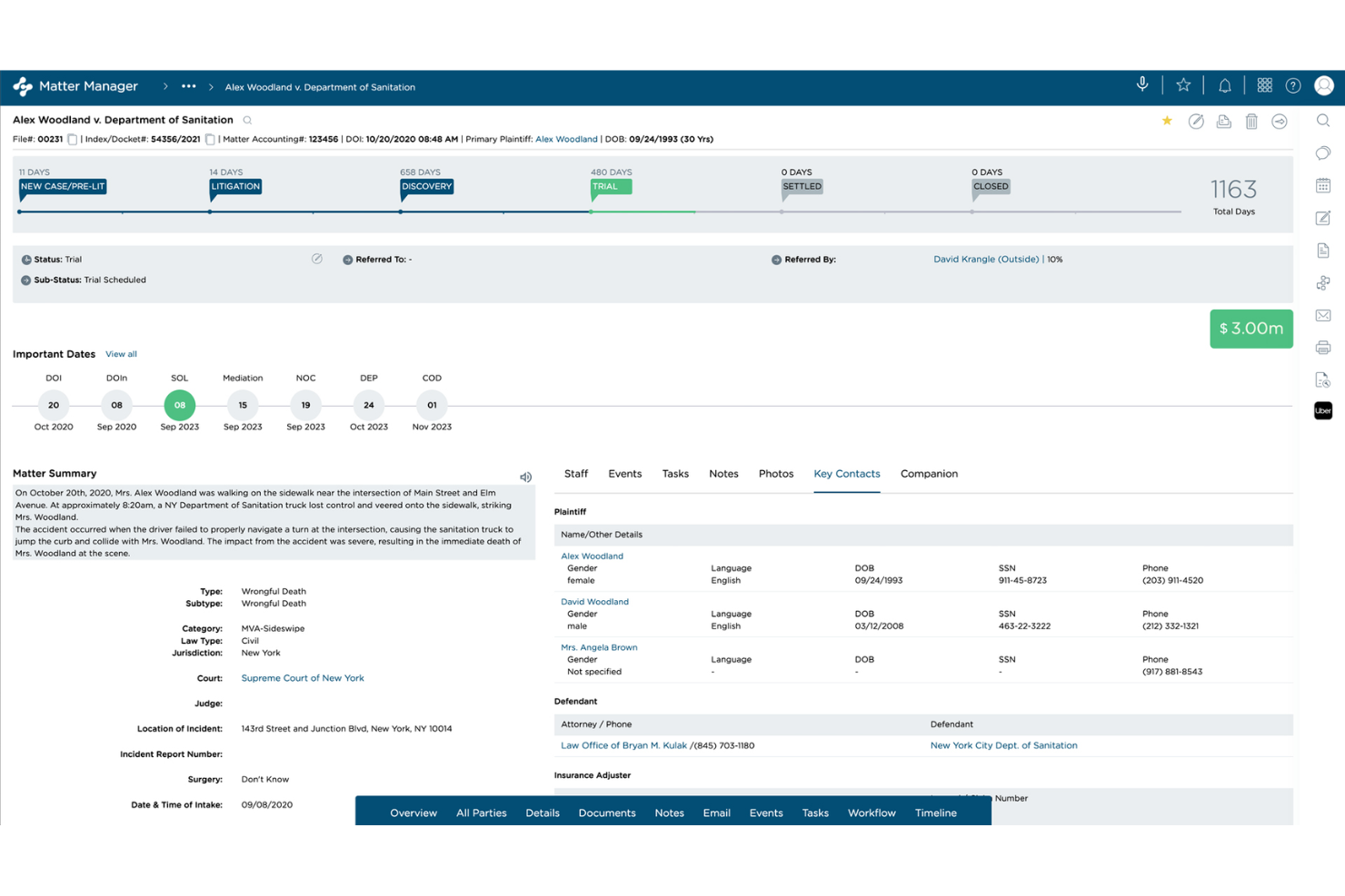 CloudLex screenshot - 10 beste software voor e-mailbeheer voor advocatenkantoren in 2026