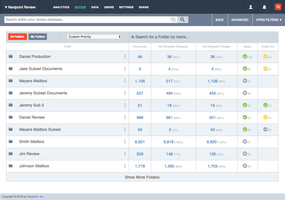 Nextpoint screenshot - 10 beste e-discoverysoftware voor 2026 [Mijn beoordelingen]