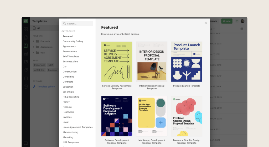 PandaDoc screenshot - 35 Best Electronic Signature Tools For Real Estate Contracts In 2026