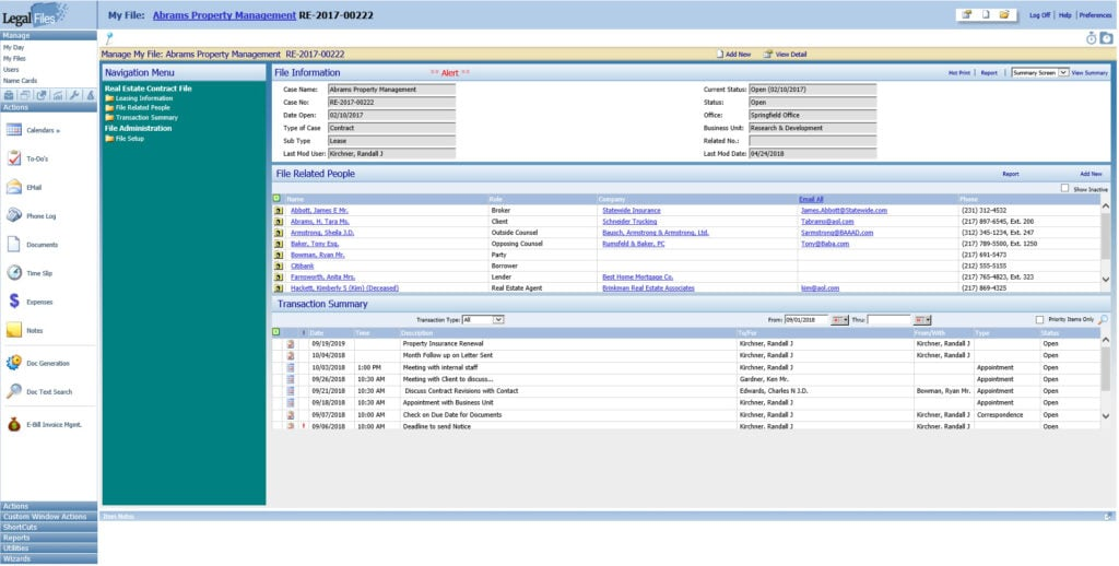 Legal Files screenshot - 18 Best Legal Electronic Signature Software For 2024