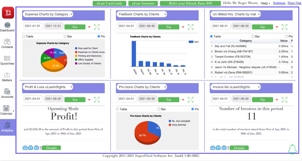 uLawPractice screenshot - Power Players: 22 Best Software For Paralegals In 2026
