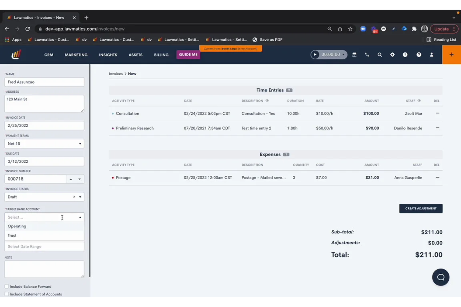 Lawmatics screenshot - 10 Best Legal Invoicing Software Reviewed in 2026