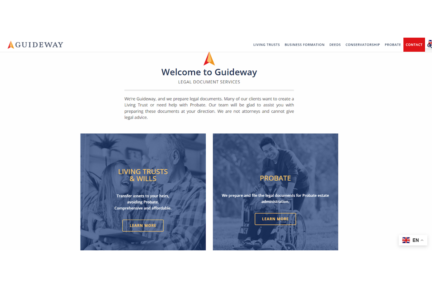 Guideway screenshot - 18 Best Legal Document Preparation Services in 2026