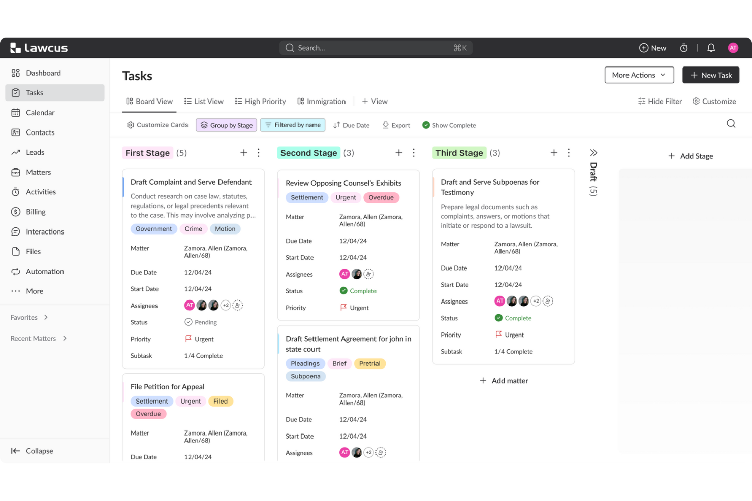 Lawcus screenshot - 17 Legal Appointment Scheduling Software Options for Law Firms in 2027