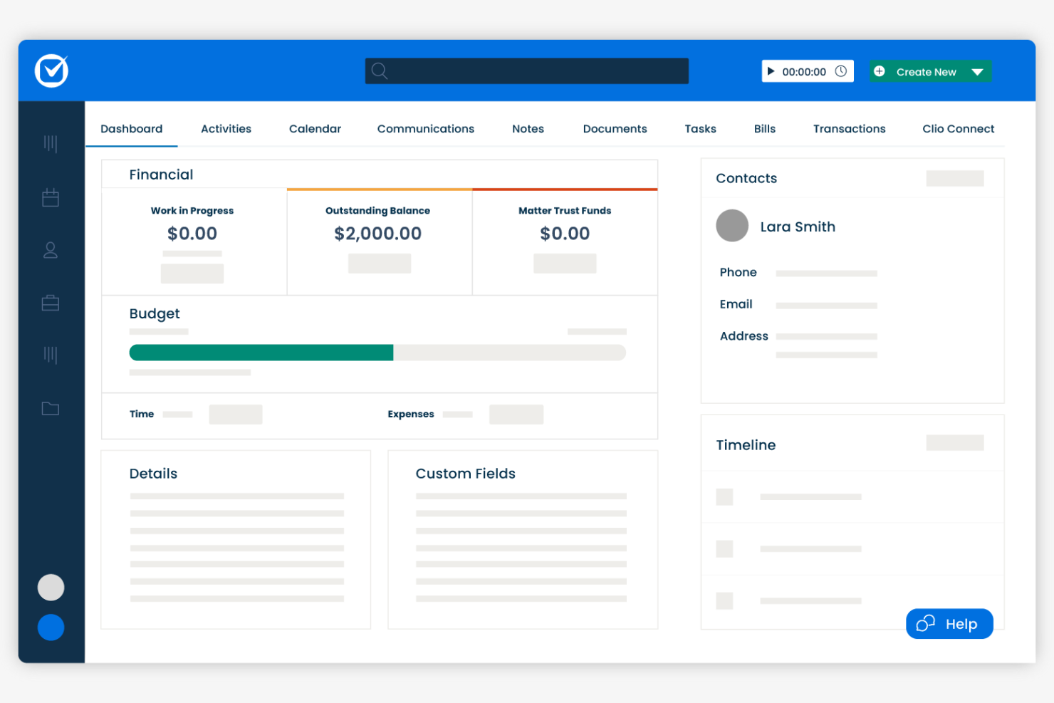 Clio screenshot - 17 Legal Project Management Software for 2026