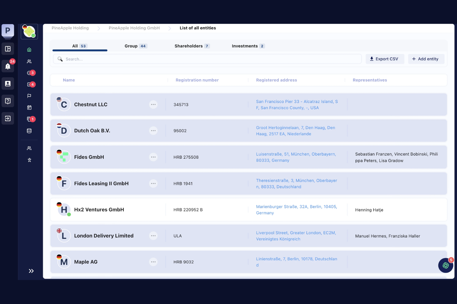 Fides screenshot - 13 Best Legal Entity Management Software Picked for 2026