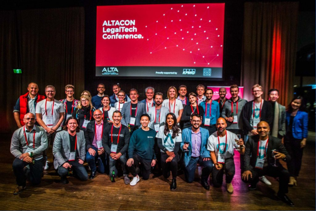 Group photo of attendees at the ALTA LegalTech Conference
