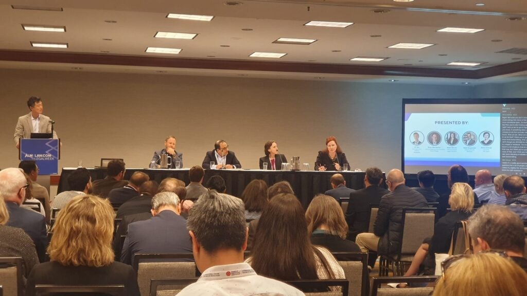 Panel discussion at the Legalweek 2025