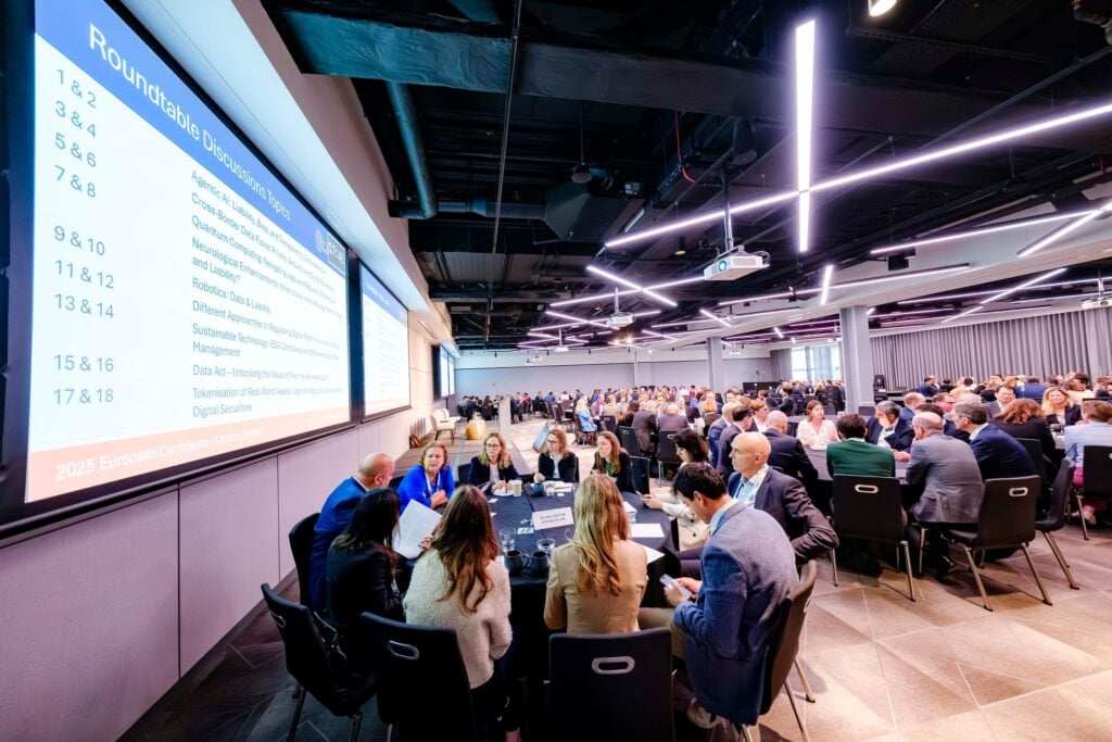 Roundtable discussion at the World Technology Law Conference 2025