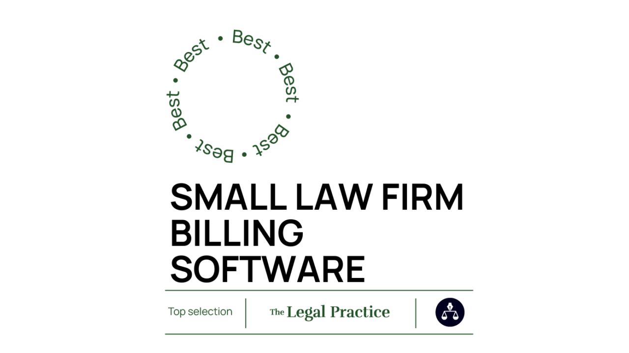 Small law firm billing software best tools
