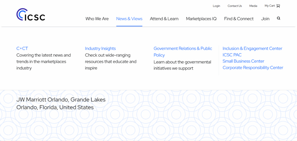 Screenshot of the 2026 ICSC+U.S. LAW conference