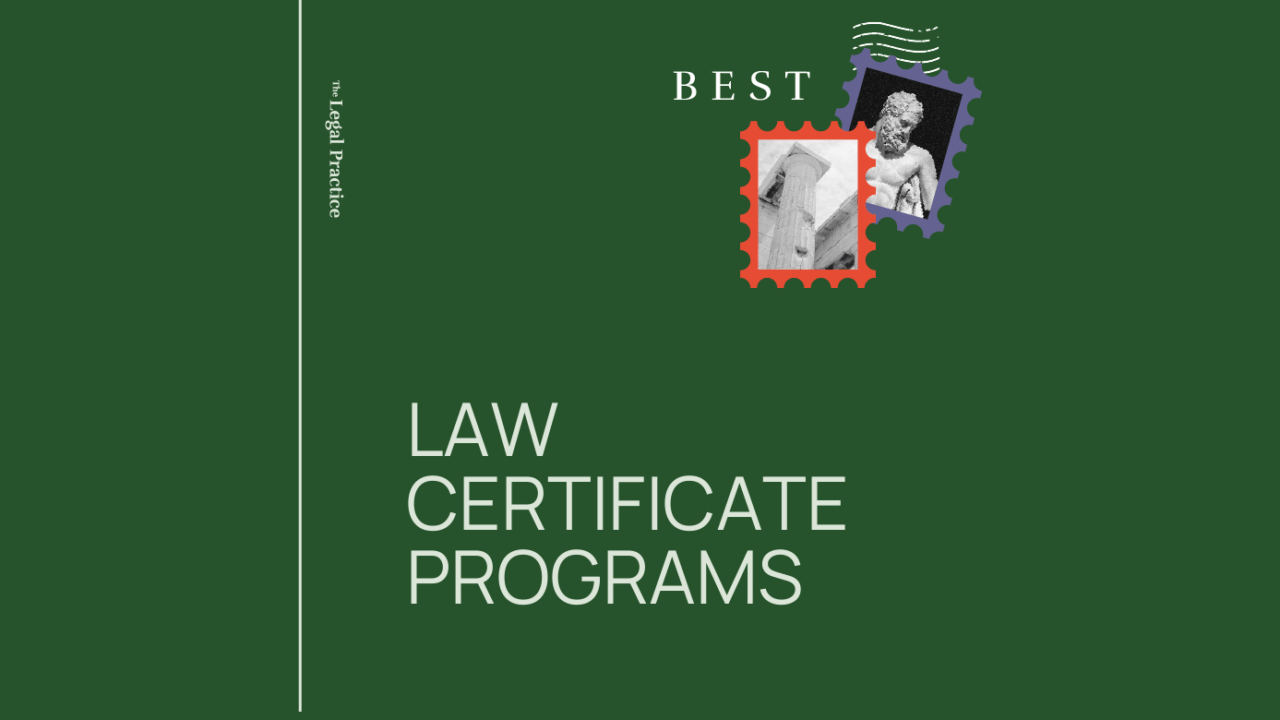 Law certificate programs generic best of