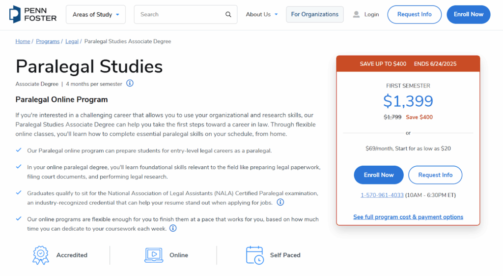 Overview of the Paralegal Studies Associate Degree
