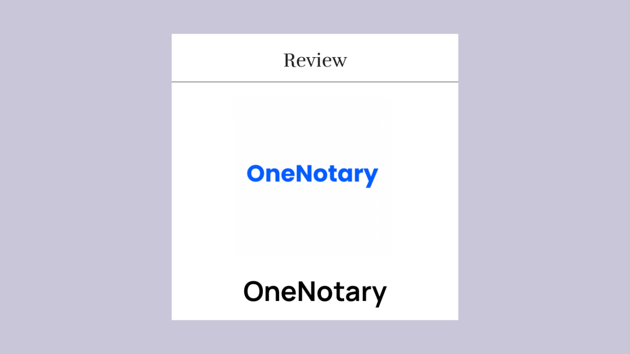 Onenotary Product Review 16250