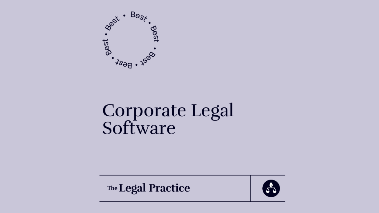 Corporate legal software best tools 19216