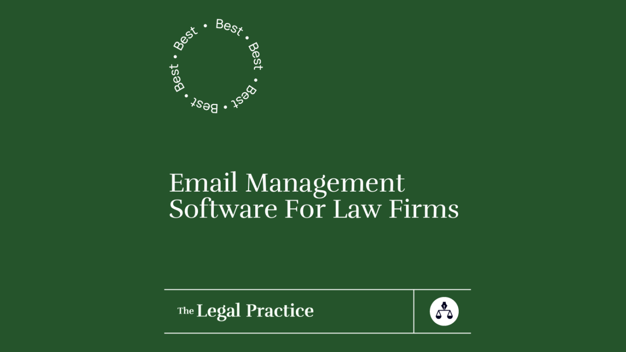 Email management software for law firms best tools 73692
