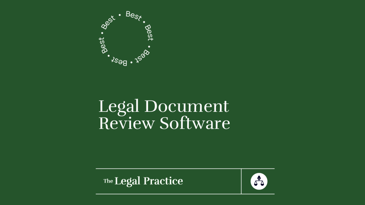 Legal document review software best tools 82169