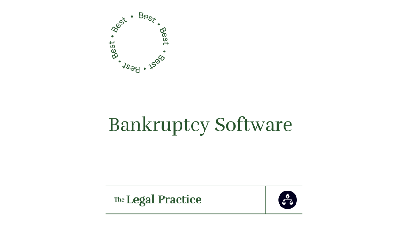 Bankruptcy software best tools 82364