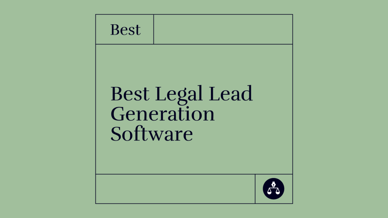 Best legal lead generation software best tools 43641