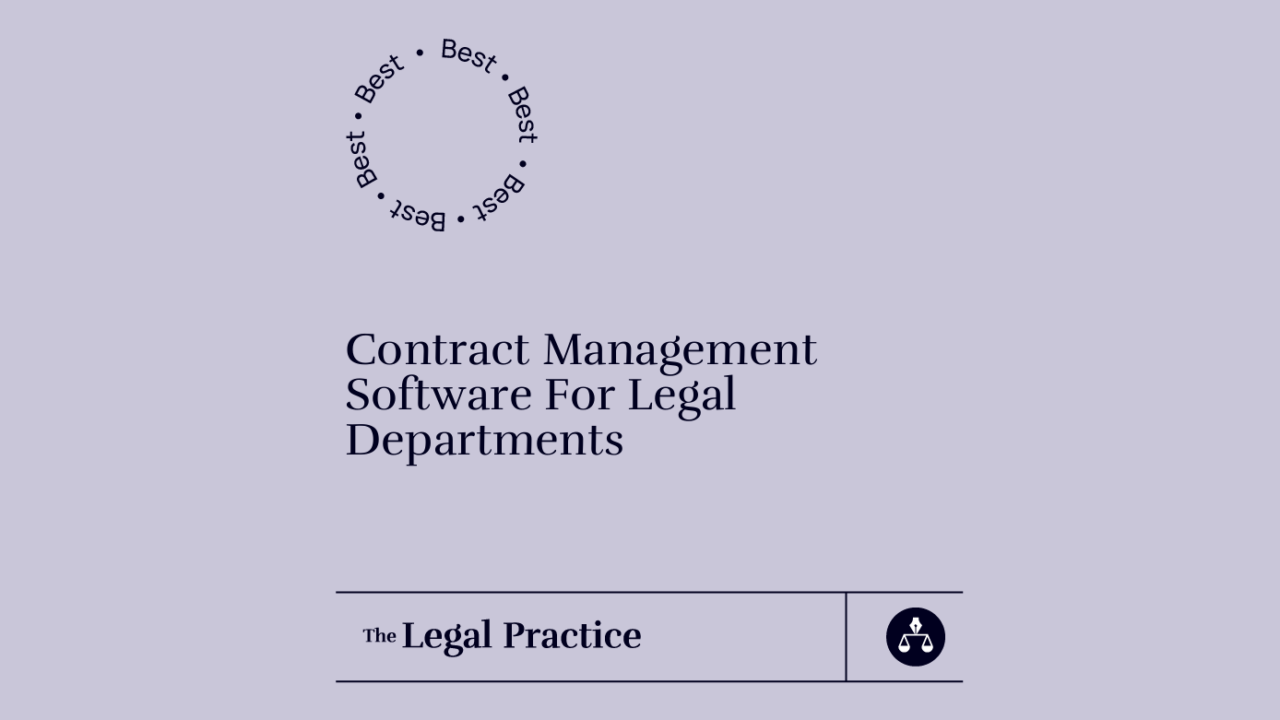 Contract management software for legal departments best tools 62724