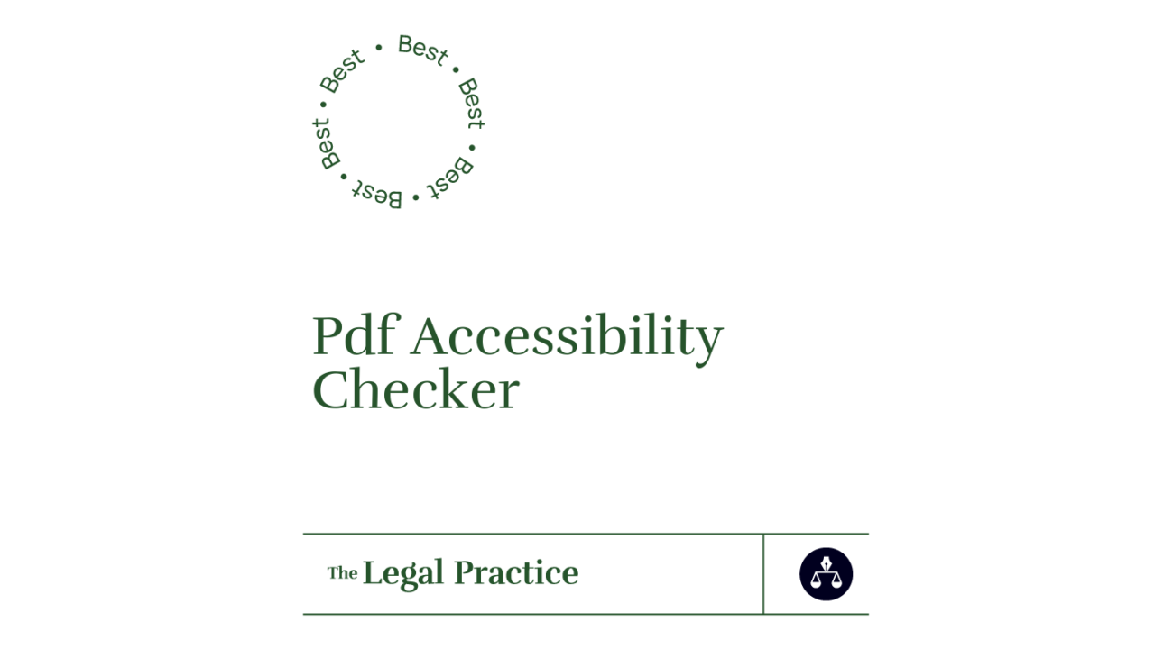 Pdf accessibility checker best tools 51657